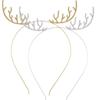 European & American Crystal Christmas Headband - Fashionable Hair Accessory Crown for Girls