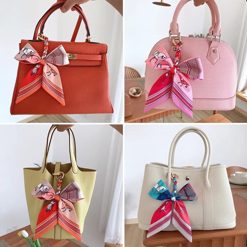 Detachable Bowknot Scarf Ribbon Bag Strap Charm