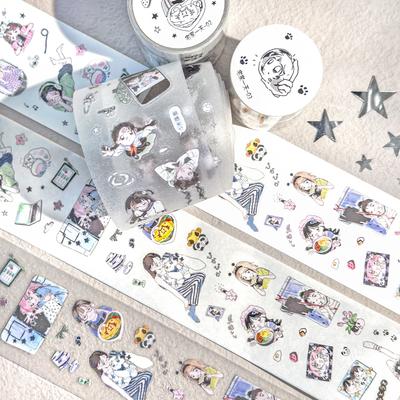1pcs/lot Decorative Adhesive Tapes Hello Time Scrapbooking DIY Scrapbooking Stickers