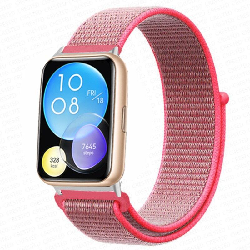 Нейлоновый ремешок для Huawei Watch Fit 2, ремешок, аксессуары для умных часов, сменный браслет Correa Huawei Watch fit1 active