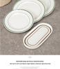 Круглая melamine тарелка Kaibaiya под фарфор - Пластиковая плоская тарелка для гостиничной посуды и сервировки фуршета
