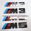 Customized M Car Logo Sticker for M3, M5, Mpower, and AMG Vehicles - Large Size