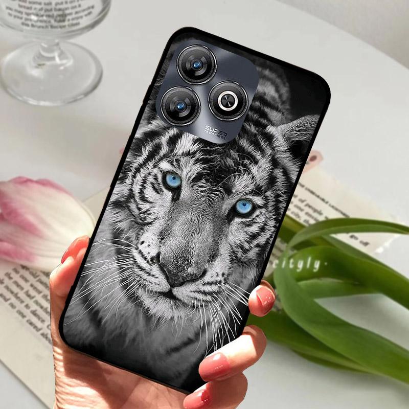 Для ZTE Blade V60 Smart 4G Чехол Крутой Волк Лев Роскошный Силиконовый Мягкий ТПУ Чехол для Телефона Для ZTE Blade A75 4G V60Smart Fundas Shell