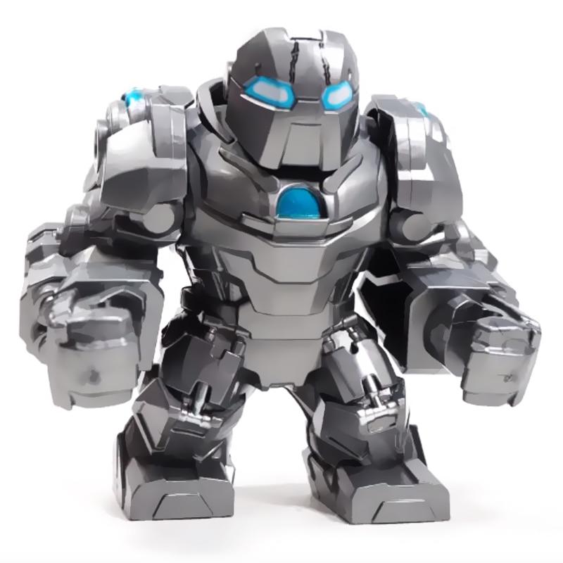 Супергерой Железный человек Военная машина Железный человек Толстый Тор Стэн Ли Мстители 4 Строительные блоки Игрушки