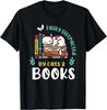 Цитата о книгах _ Легко отвлекаюсь на кошек и книги Футболка Подарок Унисекс Футболка