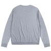 Polo Ralph Lauren FW23 Трикотажный свитер с вышивкой логотипа Pony, с круглым вырезом и длинными рукавами, женский, серый 211737541-002