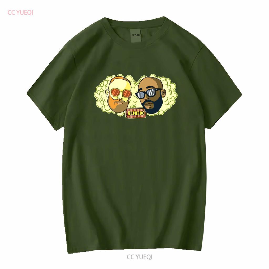 Футболка Freddie Gibbs x The Alchemist Alfredo Размер L Cheech Chong Flip винтажная Стирка Дышащая Эластичная Повседневная уличная одежда