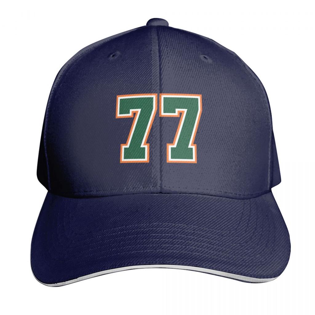 Jersey Number Number seventyseven Straight From Miami Baseball Cap sun caps derby hat Unisex Luxury Brand Womens