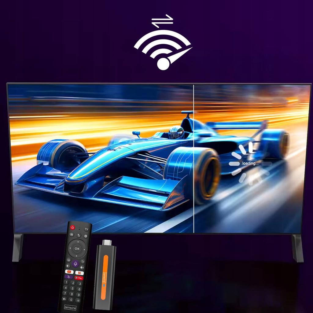 Медиаплеер Приставка Android 14 Smart TV Стикер Коробка Wifi 2/16 Zenwire Zencast Tv98 H618