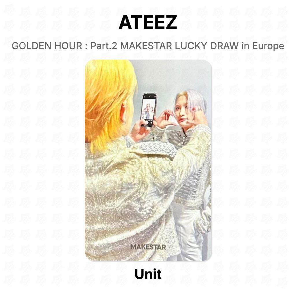 ATEEZ ЗОЛОТОЙ ЧАС : Часть 2. Официальная фотокарточка MAKESTAR Lucky Draw в Европе