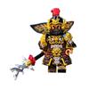 Zhang Fei Minifigure: Three Kingdoms Building Blocks Compatible with LEGO - Includes Weapons, Armor, and Cloak