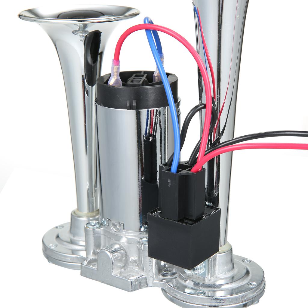 Универсальный автомобильный звуковой сигнал 12 В, одиночный звуковой сигнал с компрессором, громкие звуковые сигналы 130 дБ для автомобилей