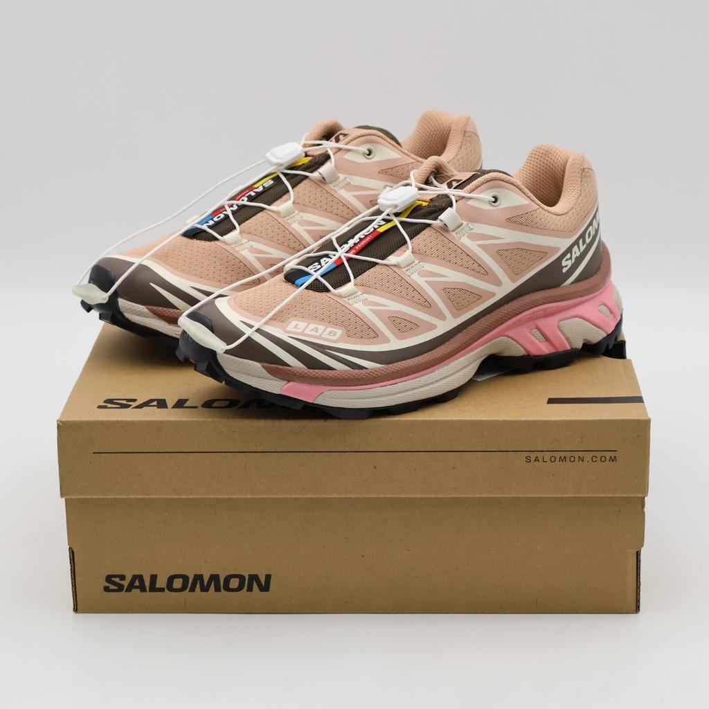 L47737300 Salomon XT-6 Махагоновый Розовый Коричневый Земляной Фламинго Розовый (Женский)