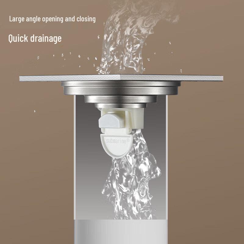 Submarine Ultra-Thin Floor Drain