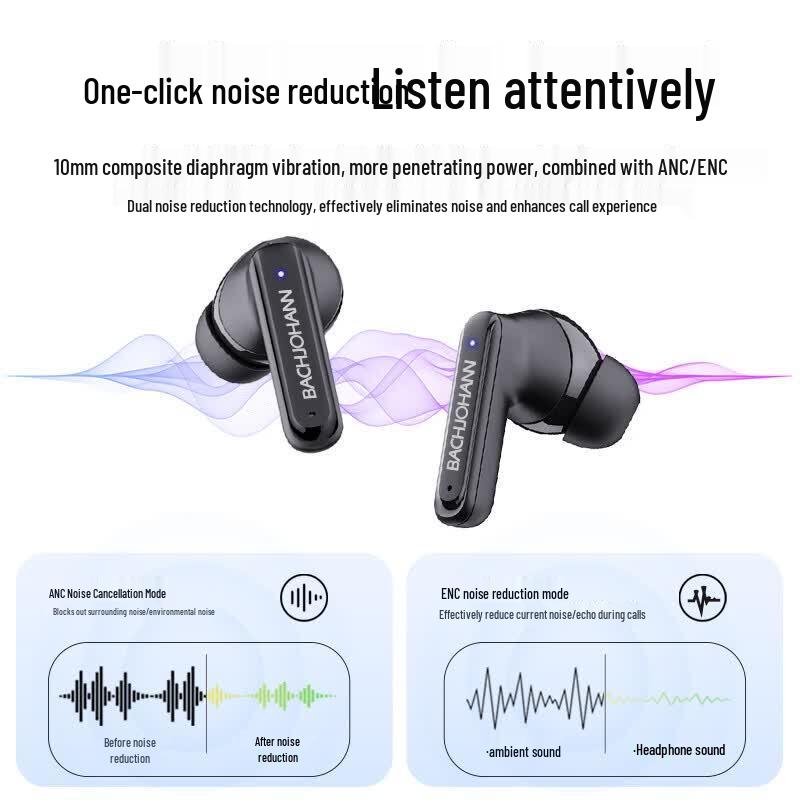 Беспроводные Bluetooth-наушники Bach Johann T8