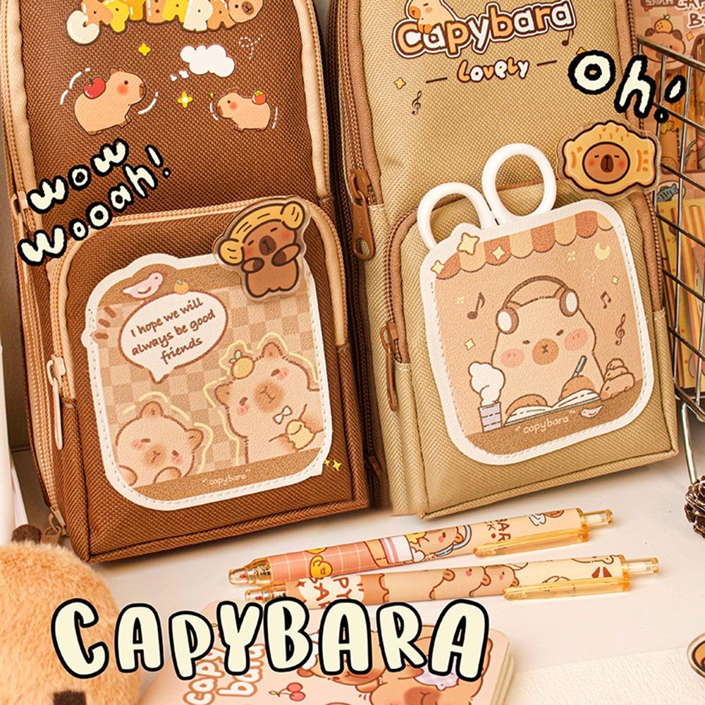 Мультяшные пеналы Capybara сумка для хранения Горячая Распродажа Capybara пенал школьные канцелярские принадлежности