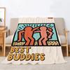 Декоративное одеяло Keiths Harings King Size Beach Towel Sofa Blankets &; Пледы Микрофибра Постельное Белье Интерьер для Дома Пушистый Плед