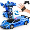 Transformable Robot Rc Car Toy,2-In-1 Remote Control Cars With Gesture Control,360° Drift Racing Vehicle,Durable&Safe Material
