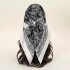 New 90*90cm Square Scarf Printed Smooth Silk Scarf Line Foulard Headband Satin Wraps Women