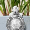 Статуэтка черепахи, цветочный горшок, ваза, подвесной горшок, черепаха, статуэтка морского животного, скульптура, украшение для внутреннего и наружного сада, орнамент