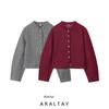 Araltay New Arrival Fashion Style Women's Clothing Fashion All-Match Casual Minimalist Button Decorations Long Sleeve Top Coat