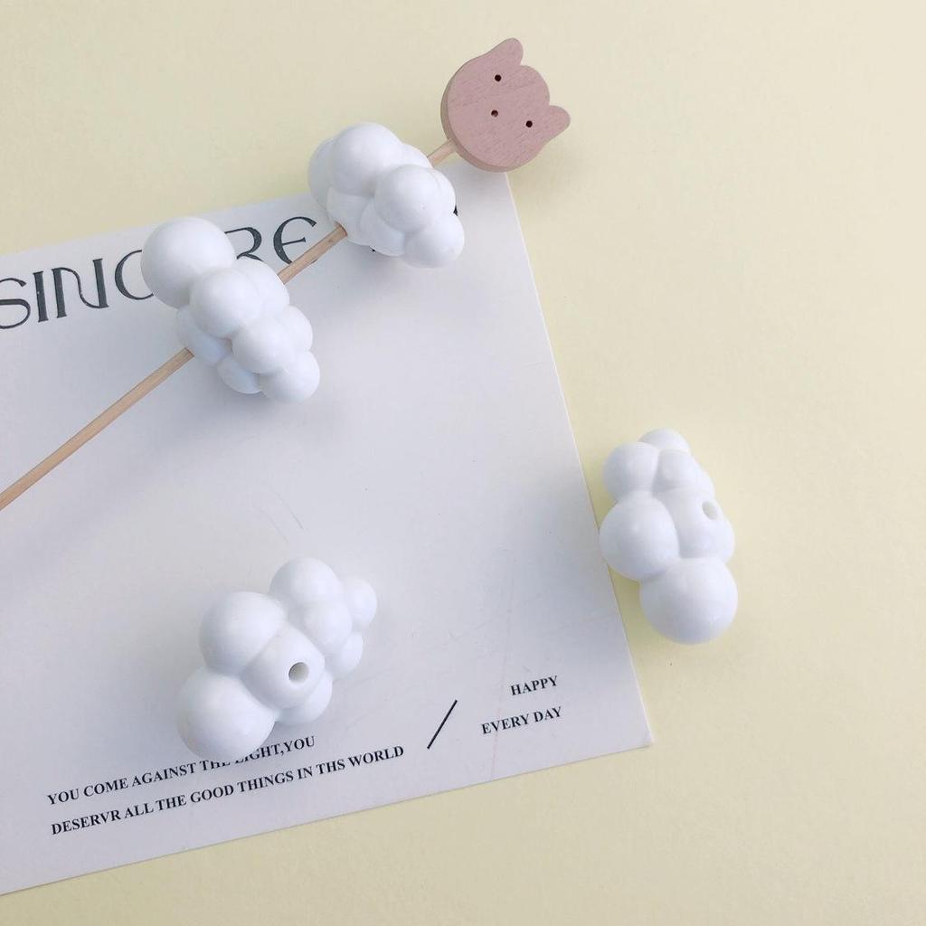 Цветной акриловый брелок-подвеска в виде облака для самодельных ювелирных изделий и телефонных цепочек