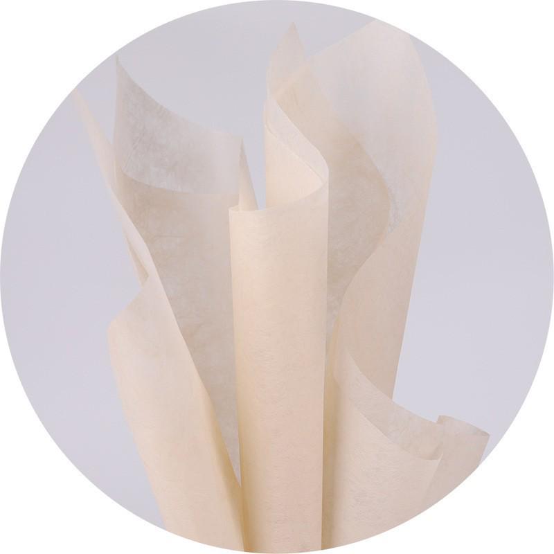 Custom Waterproof Bouquet Paper - Solid Color Cotton Flower Wrap Material