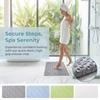 Eco Friendly Suction Cup Bath Mat Quick Drain Round Hole Bath Mat Foot Mat Bath Rug  Bathroom