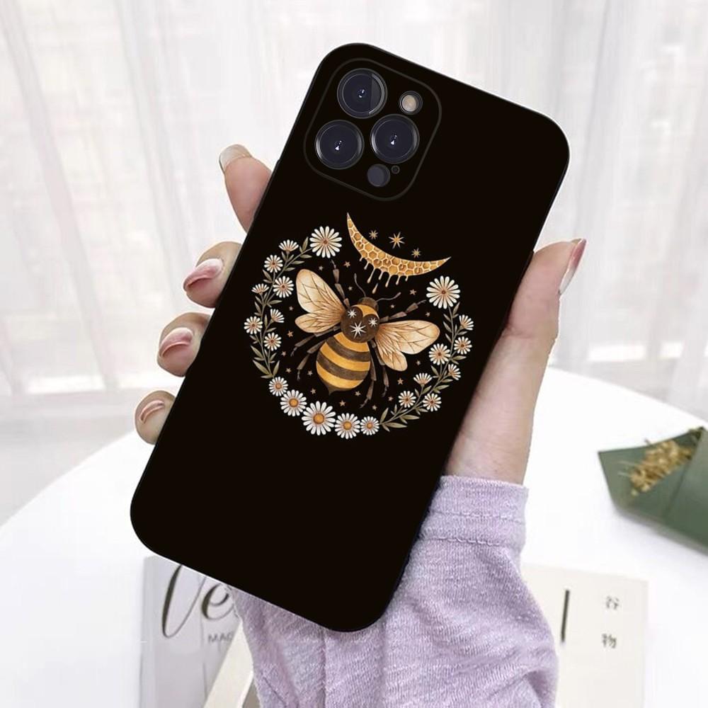 Чехол для телефона с принтом 'Пчелы' для iPhone 15 6 7 8 Plus 11 12 13 14 Pro SE 2020 MAX Mini X XS XR Задняя крышка Funda