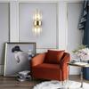 New Glass Wall Lamp  Living Room Bedroom Loft Stairs Aisle Indoor  Art Decor Modern Gold Sconce Led Wall Light Fixture 2024