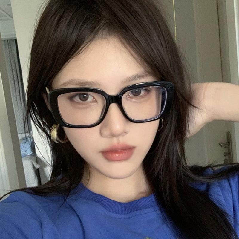 Vintage Stylish Glasses Frame Women Square Shape Anti Blue Light Women's Eyeglasses Frame High Quality Woman Glass