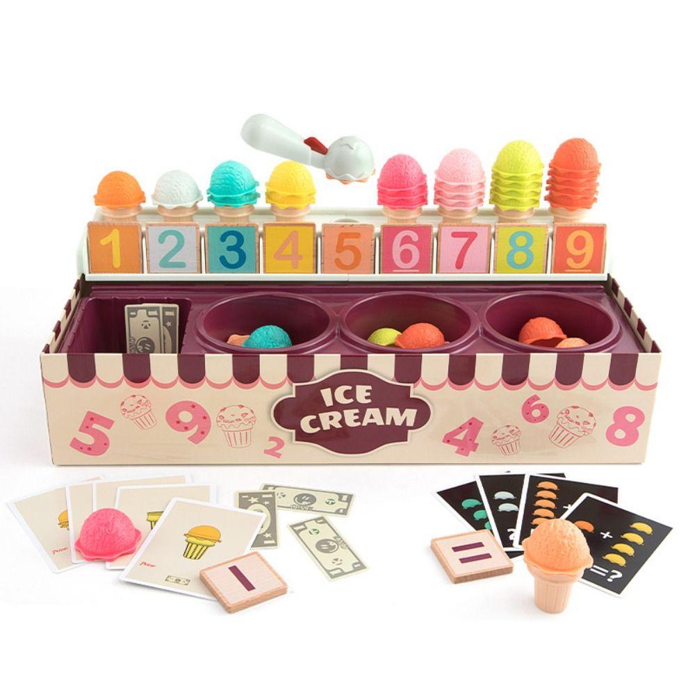 Plastic Pretend Play Food Toy Play House Math Learning Toy  Party Favor Gift