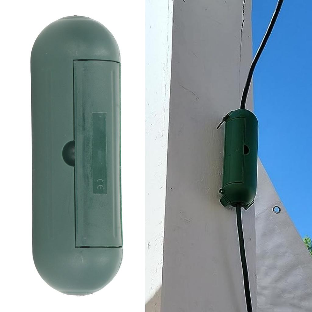 Outdoor Extension Cord Cover ABS Waterproof Weatherproof Connection Protector