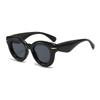 Солнцезащитные очки Bubble Inflatable Punk Oval Shades Мужские Женские Спортивные Толстые Солнцезащитные Очки Y2k Круглые Короткие Уличные Солнцезащитные Очки