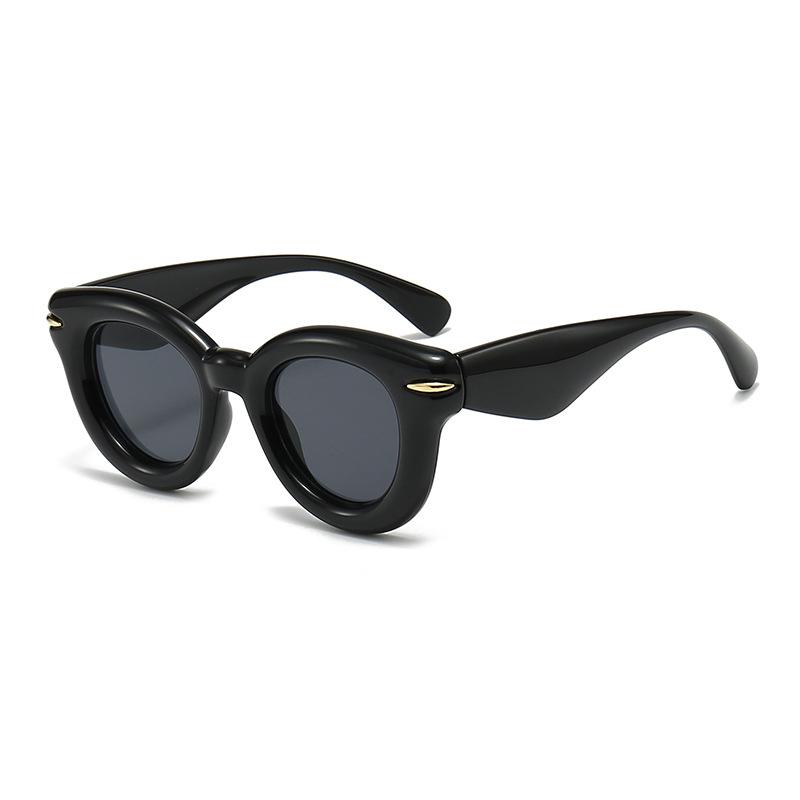 Солнцезащитные очки Bubble Inflatable Punk Oval Shades Мужские Женские Спортивные Толстые Солнцезащитные Очки Y2k Круглые Короткие Уличные Солнцезащитные Очки