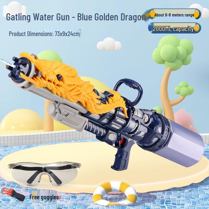Extra Large Water-Saving Splash Gun: 2025 Kids' Water Fight Toy