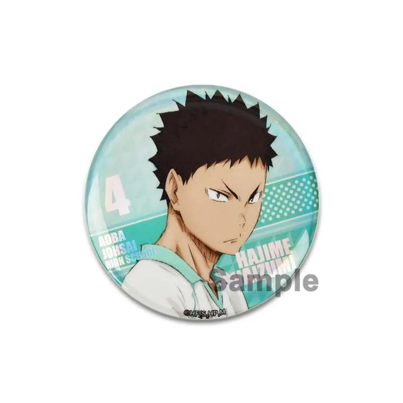 Горячая Распродажа Японское Аниме Haikyuu Жестяные Булавки Рюкзак Смешные Броши Значки Shoyo Hinata Timeskip Sakusa Atsumu Подарочные Периферийные Устройства