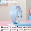 LED Digital LED Digital Wristband Waterproof Electronic Watch New Smart Silicone Wristband  Kids