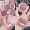 Makeup 9 Color Glitter Eyeshadow Palette Matte Shimmer Shine Diamond Powder Pigment Cosmetics, 02 03