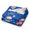 Funny Family Photos Merry Christmas Blankets Flannel Novelty Warm Throw Blanket for Chair Covering Sofa Summer Personalized Gift