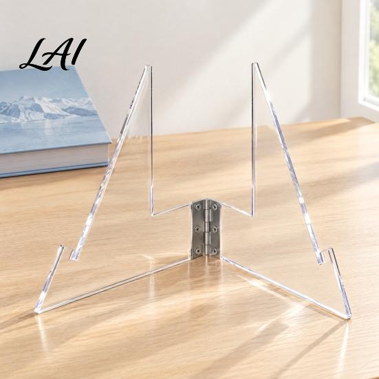 Wrestling Belt Rack Championship Display Stand Clear Acrylic Accessories Holder Triangular Stable Support for Collectible Belts Bracket