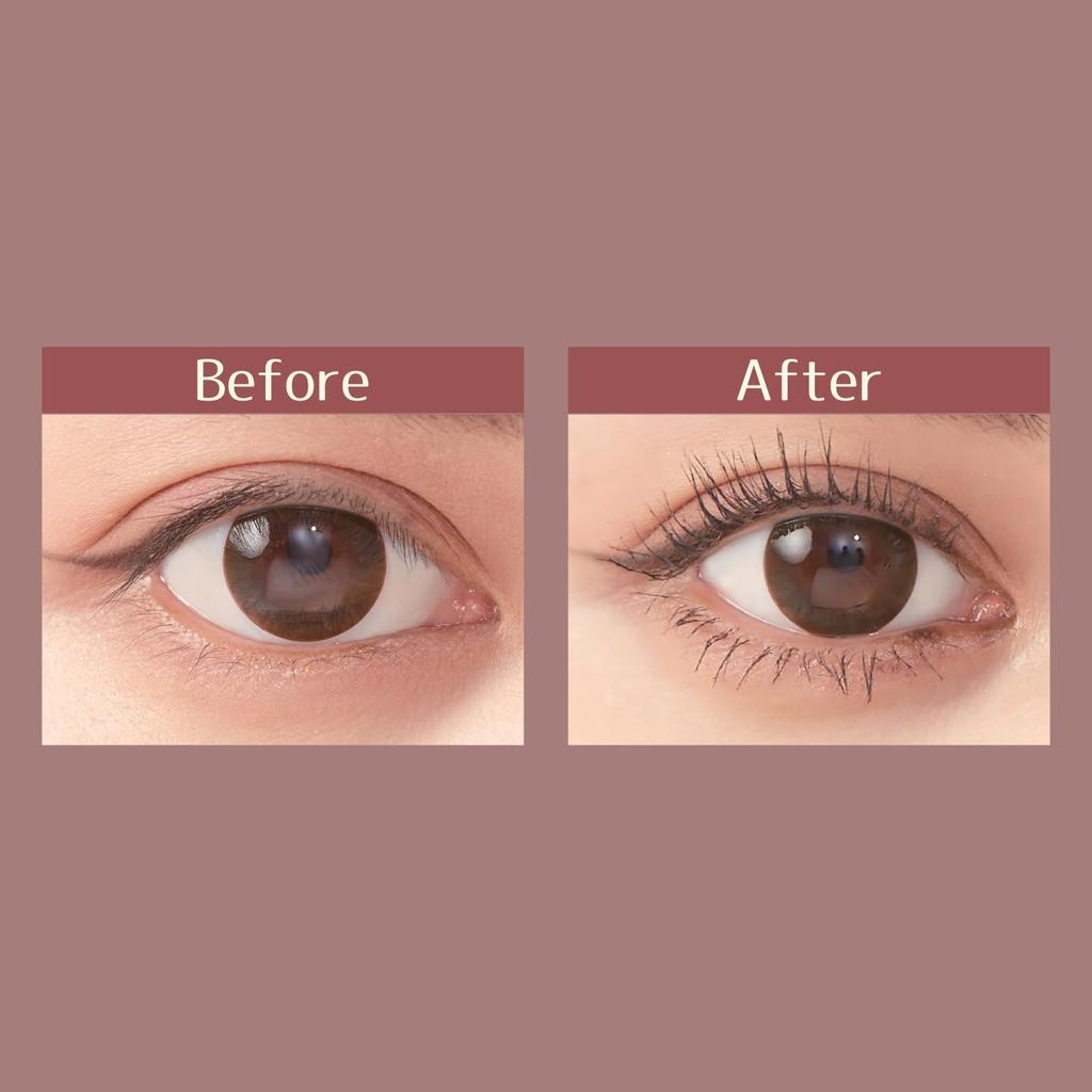 MilleFee Металлическая Тушь-Щеточка Натуральный Макияж Глаз Водостойкая Долго Держащая Завиток (02 коричневый) Ультратонкий на масляной основе