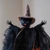 Haunted Black Cat Hangings Pendant Pumpkin/Black Cat Halloween Ornament  Kids Gift