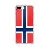 Coque Télephone Drapeau Norvège - iPhone 8 Plus
