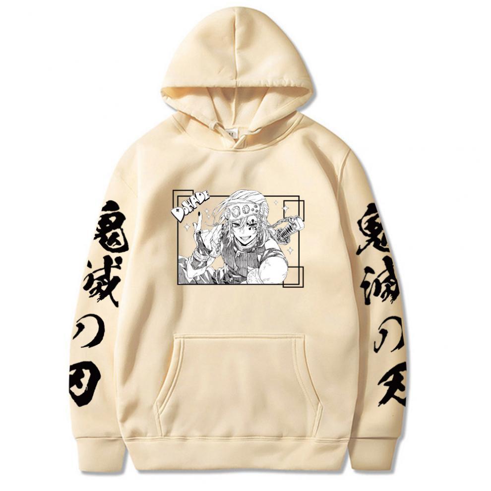 Kimetsu No Yaiba Harajuku Аниме Demon Slayer Hoodie Oversize Streetwear Kawaii Manga Uzui Tengen Крутые графические толстовки Топы