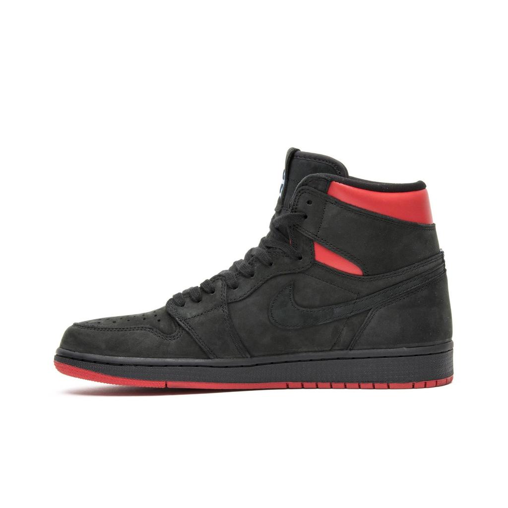 Air Jordan 1 Retro High OG 'Quai 54' (Unisex) Black / Italy Blue-University Red Vintage Basketball Shoes AH1040 054