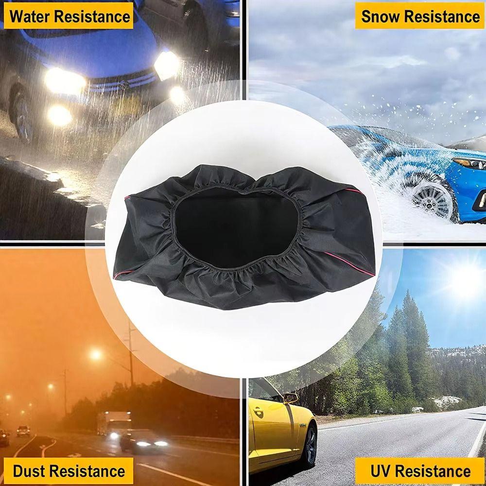 Waterproof Car Winch Cover Tear Resistant Badlands Winch Cover  Driver Recovery