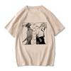 Chainsaw Unisex T Shirt Unisex Unisexga Cartoon Pochita Tshirt Japanese Anime Makima Harajuku Graphic Tees Clothing Tops Tshirt