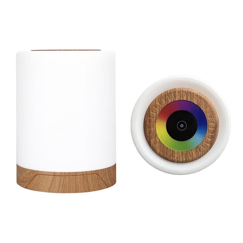 Умный светодиодный ночник, портативная настольная лампа с сенсорным управлением, перезаряжаемая через USB RGB декор раздевалки для детской спальни, кемпинга