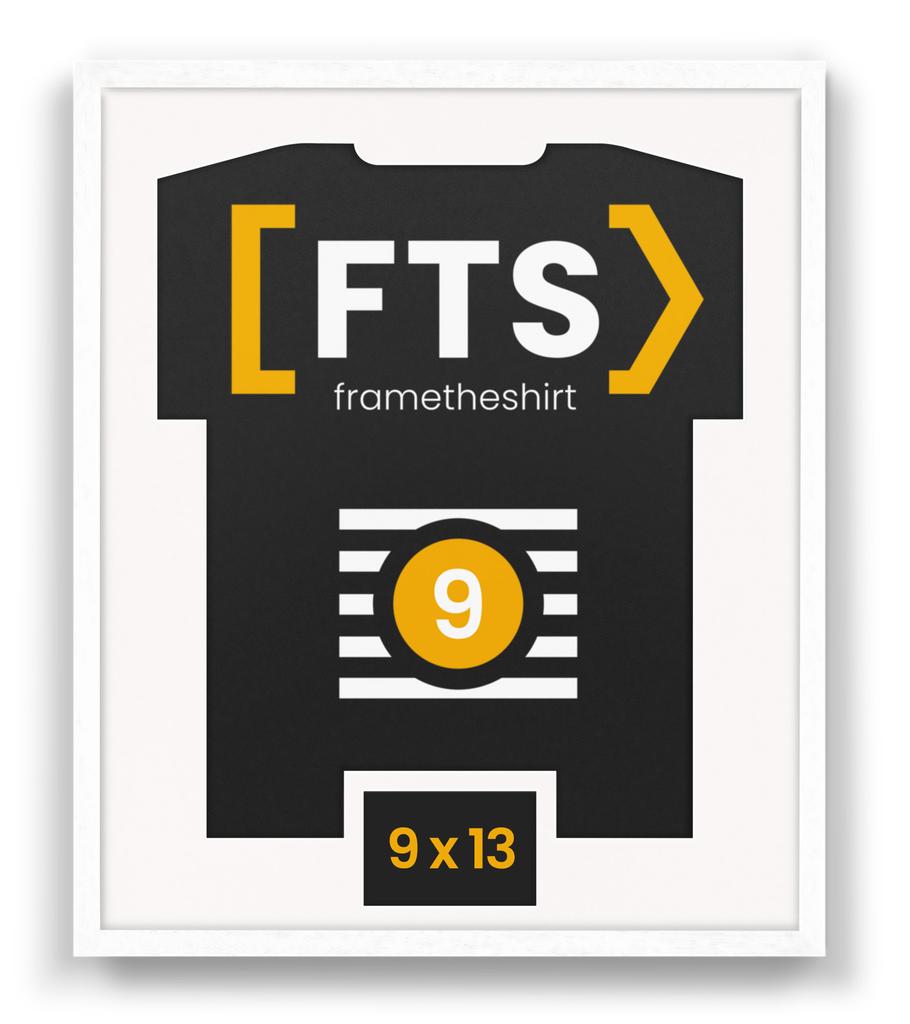 A sports shirt frame with a window - for sports enthusiasts